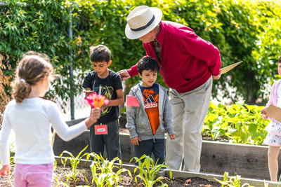 Teaching students to garden
